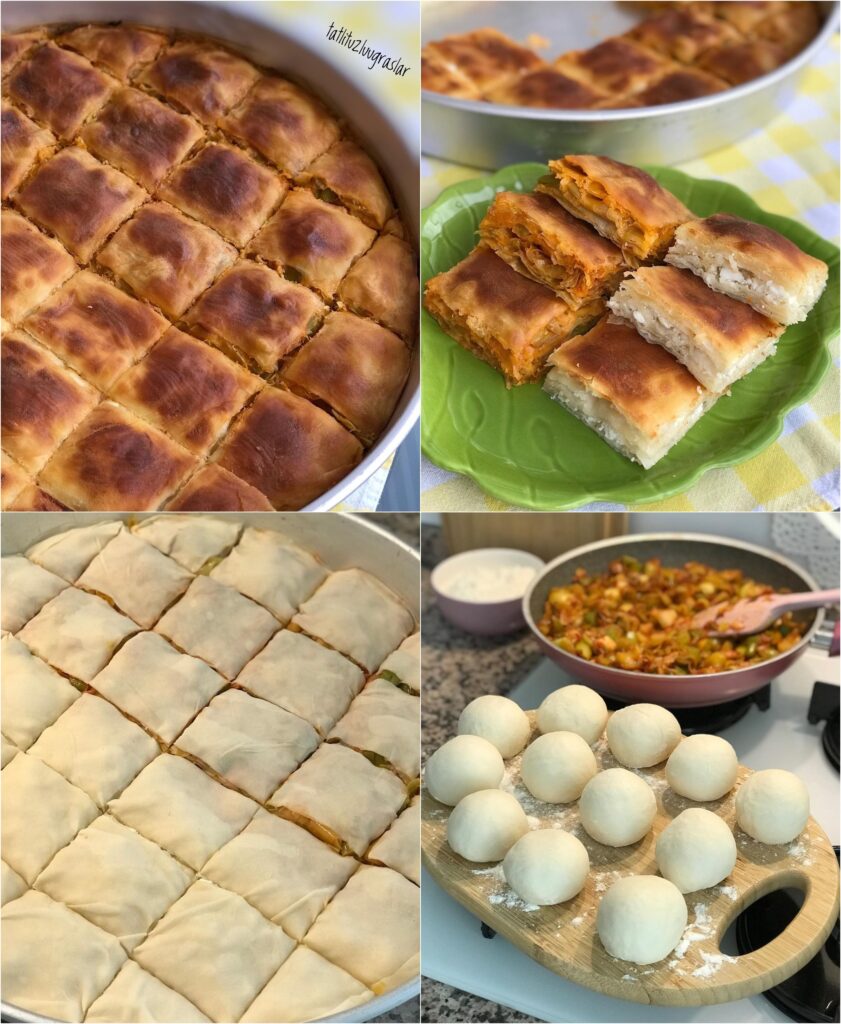 Pırasalı El Açması Börek