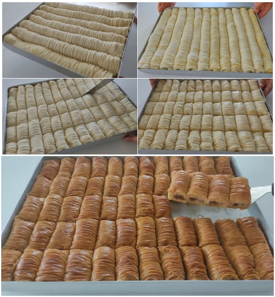 20 Yıldır Yaptığım Çıtır Çıtır Büzgülü Baklava Tarifi