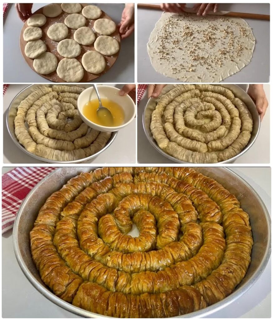 Çıtır Çıtır El Açması Burma Baklava