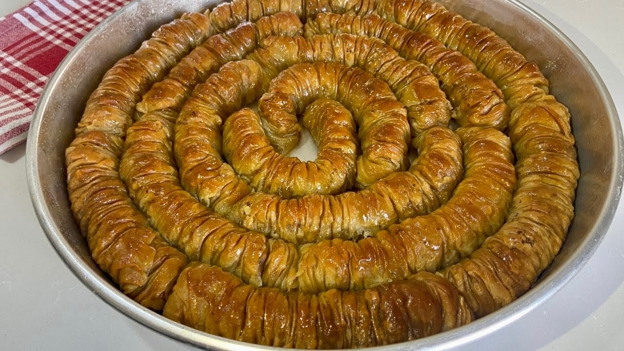 Çıtır Çıtır el açması burma baklava nefis lezzetler sitesi