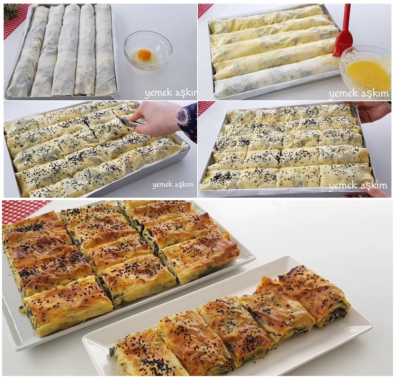 Hazır Yufkayla Ispanaklı Börek Tarifi