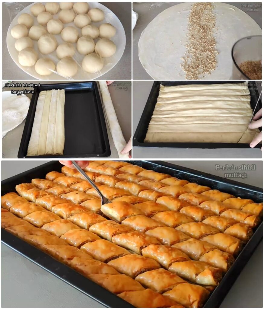 Daha Kolayı Yok Hamuru Akşamdan Sabah Hazırla El Açması Baklava Tarifi