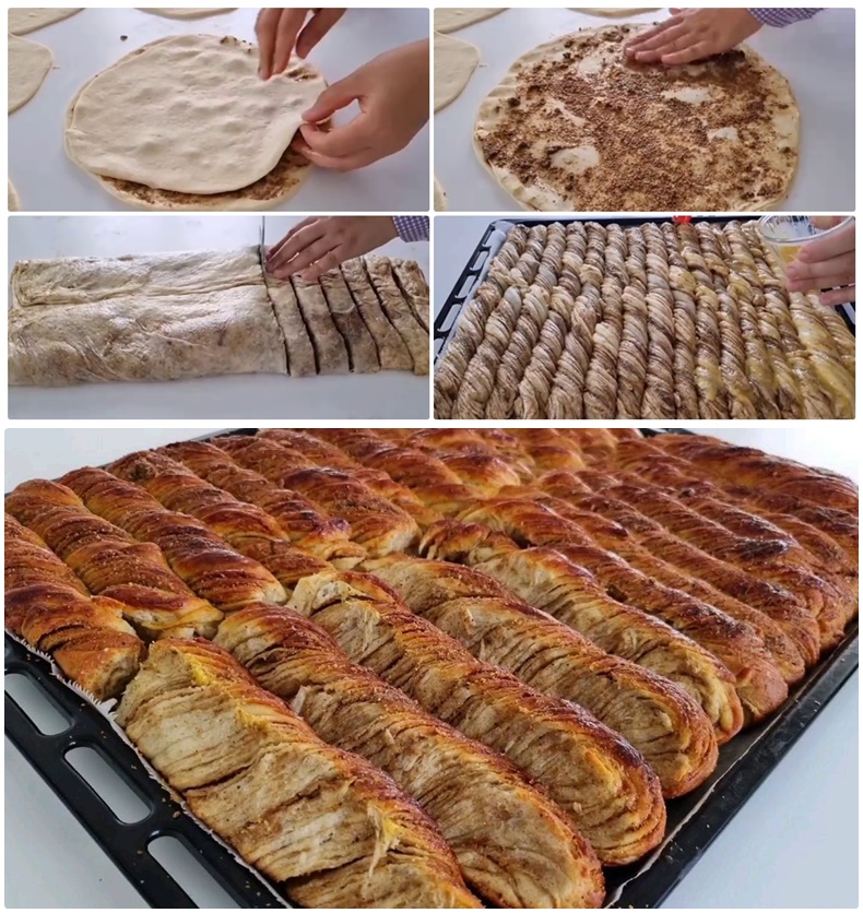 Tel Tel Ayrılan Nefis Haşhaşlı Çörek