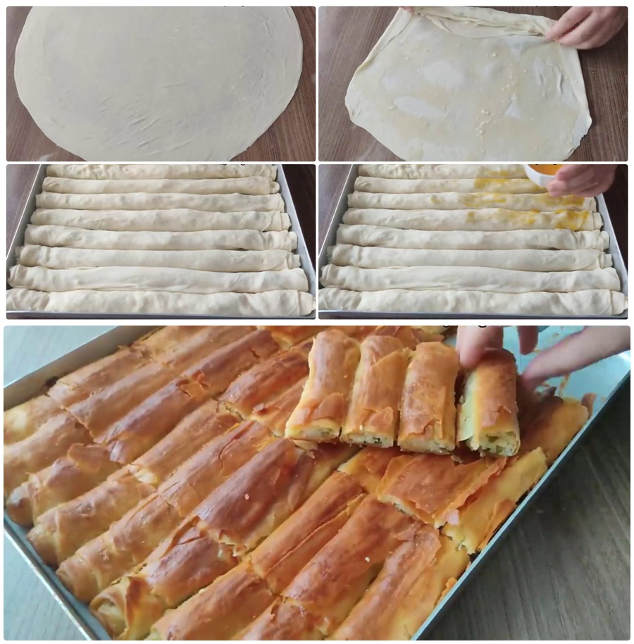 Böyle El Açması Kolay Börek Görülmedi Çıtır Çıtır El Açması Börek Tarifi