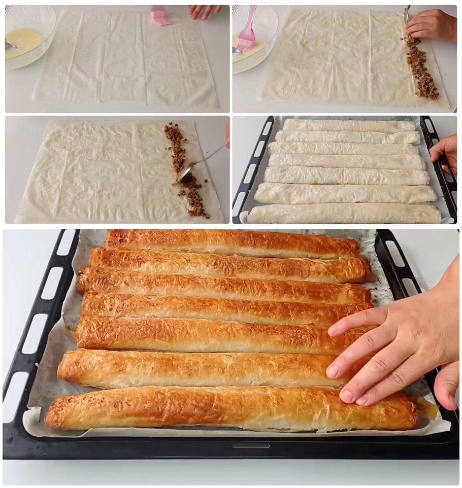 Börek Açamıyorum Diyenlere Çok Kolay Kat Kat Çıtır Çıtır El Açması Lezzetinde Kolay Börek Tarifi