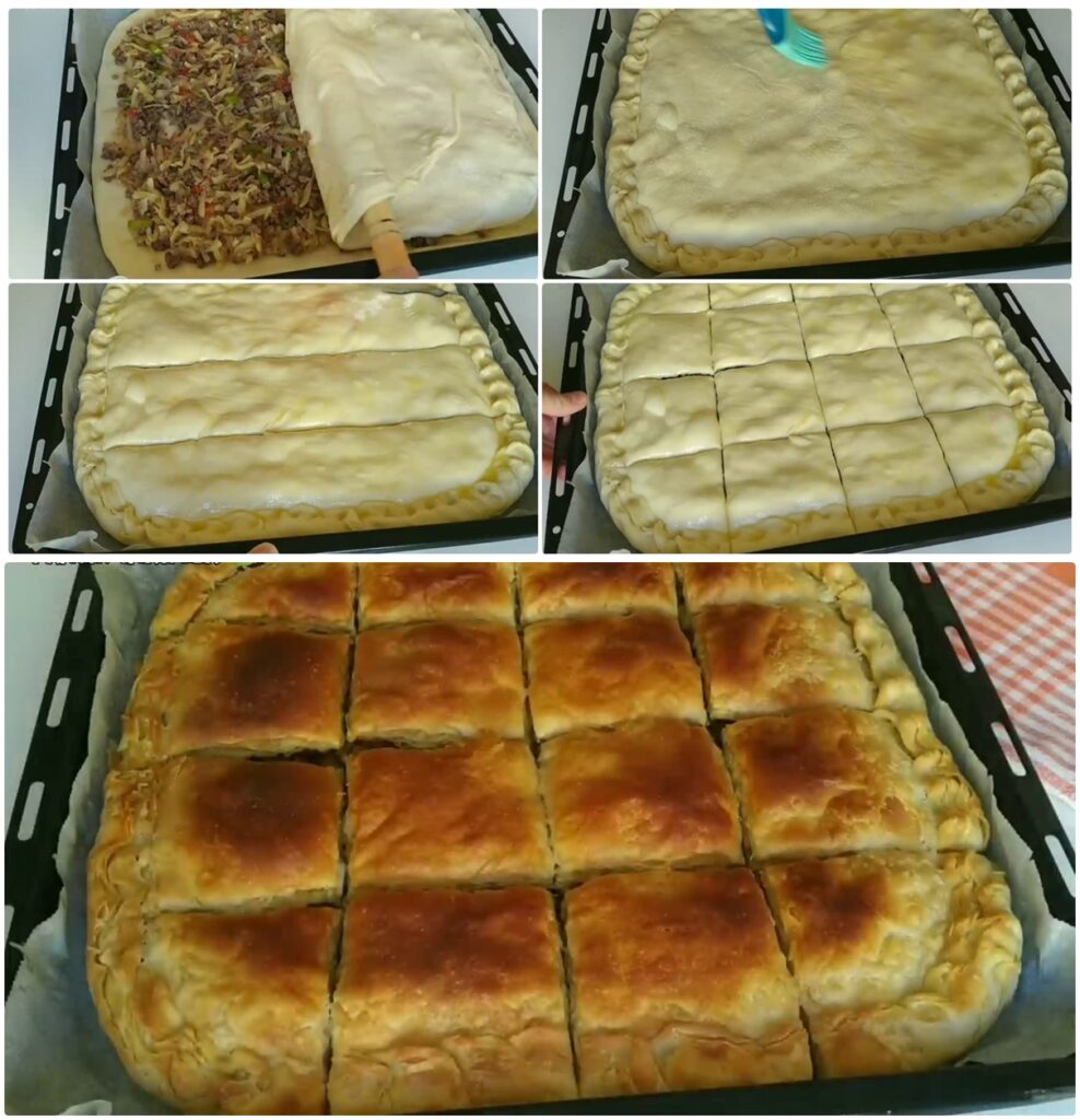 O Kadar Kolay ve Lezzetli ki Pul Pul Dökülen Kolay Börek Tarifi