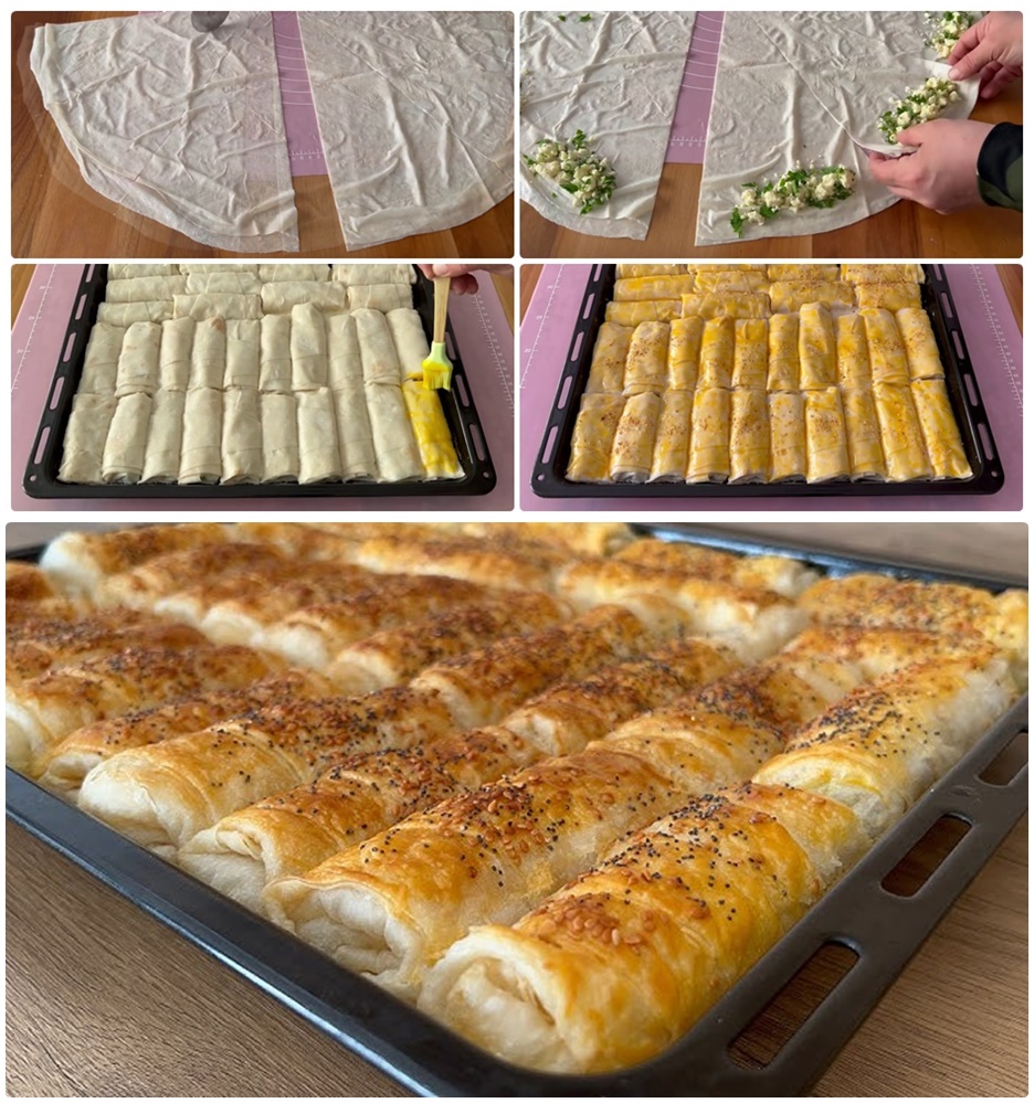 İnanılmaz Lezzet Hazır Yufka İle Yapabileceğiniz En Güzel Peynirli Börek Tarifi