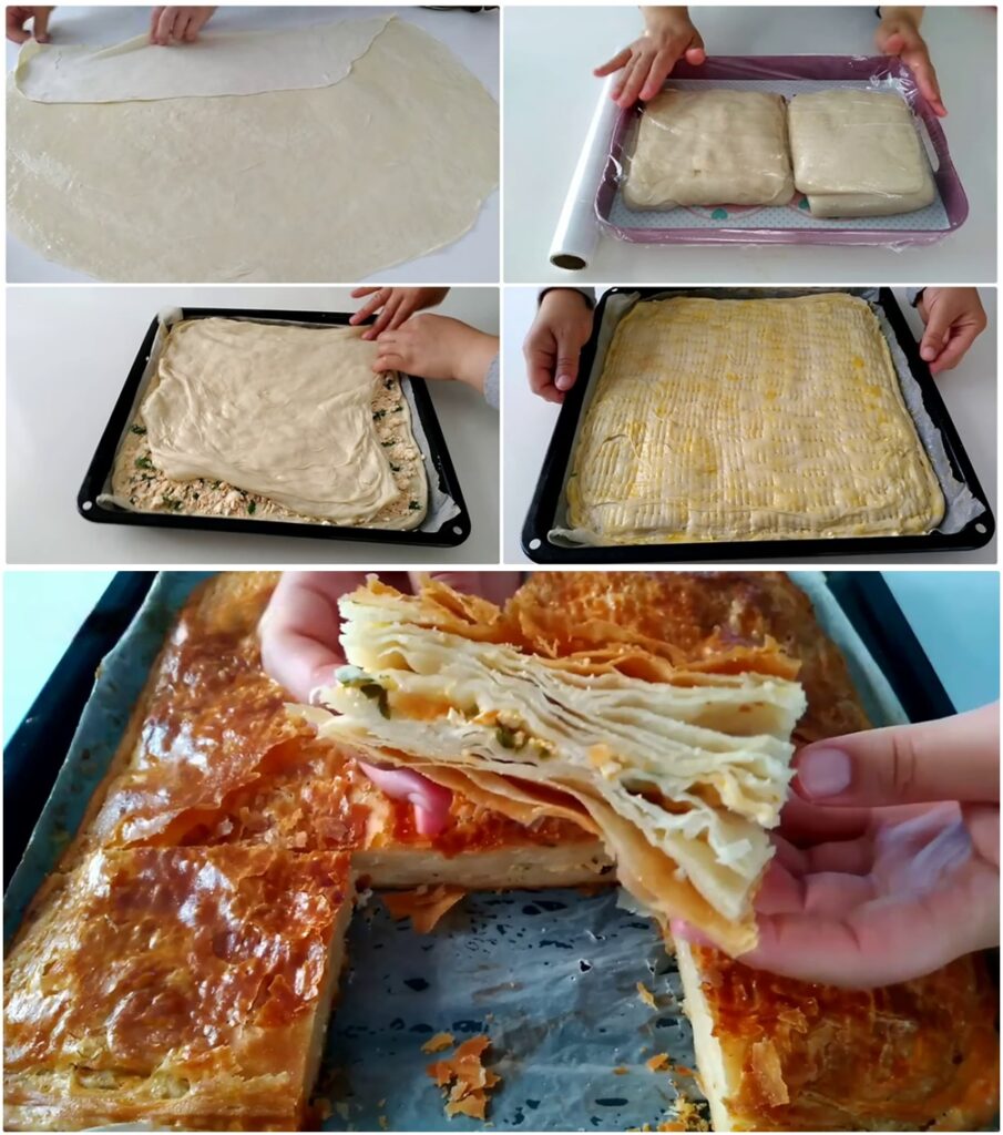 Sadece 2 Bezeyle Tam 20 Kat Oldu Artık Bu Yöntemle Yapıyorum Tek Tek Hamur Açma Yok El Açması Börek