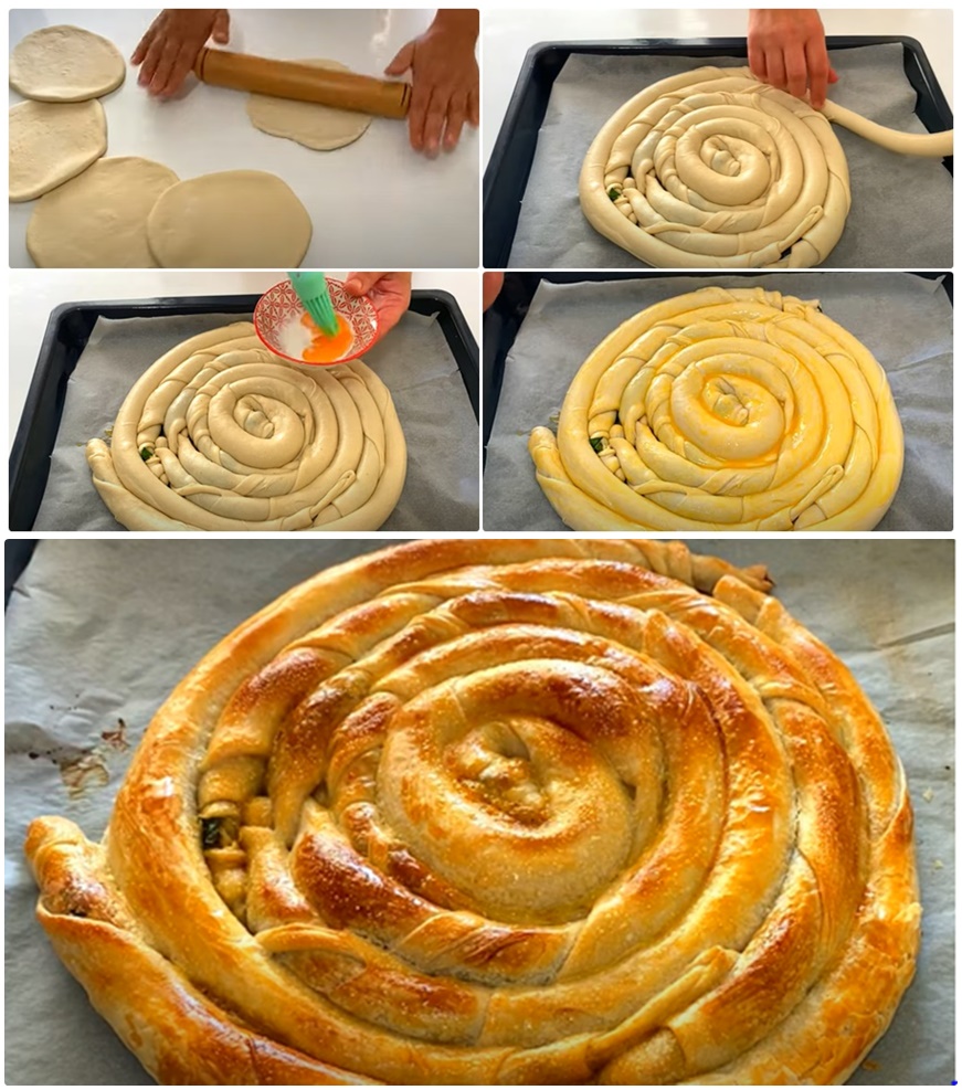 Çıtır Çıtır El Açması Ispanaklı Börek Tarifi