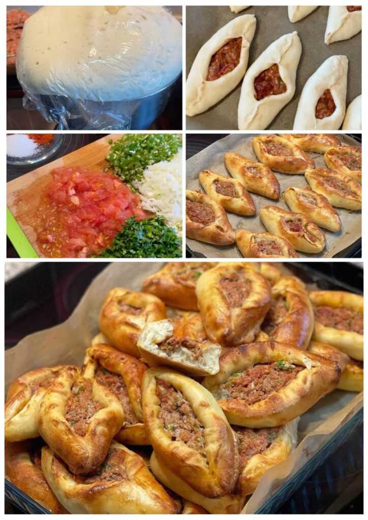 Mini Pide Şekilli Kıymalı Poğaça Tarifi