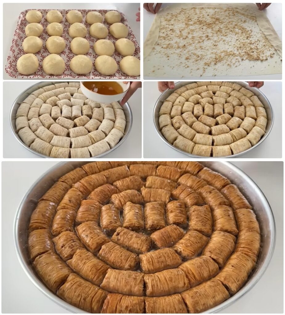 Hamuru Zar Gibi Açılan Burma Baklava Tarifi