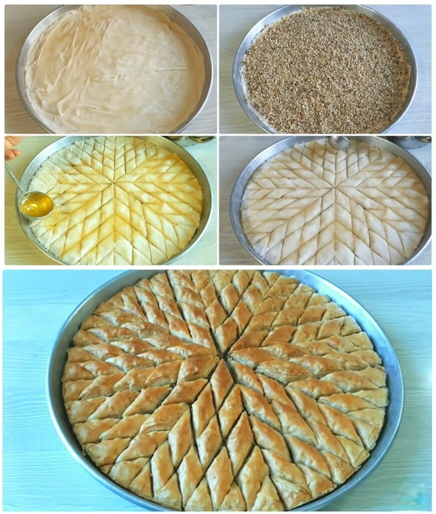 El Açması Başak Kesim Baklava Tarifi