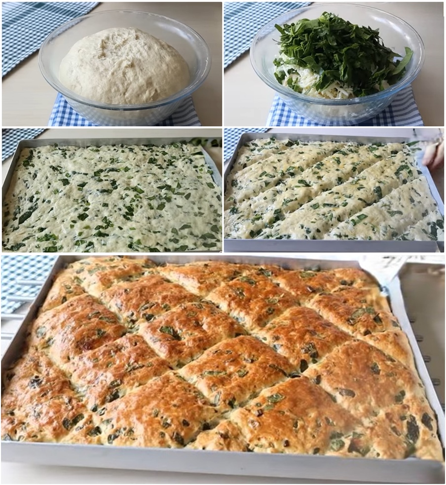 Yapımı Kolay Ispanaklı Çörek Tarifi