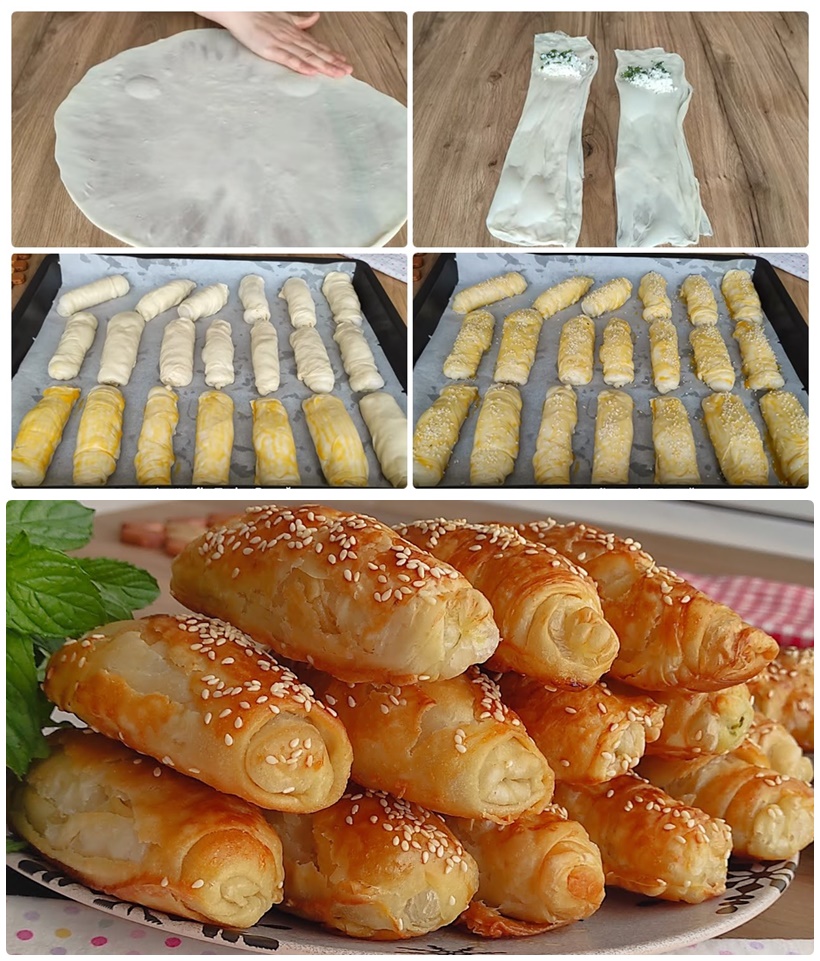 Sadece Un Su Tuz İle Çıtır Çıtır Börek Tarifi