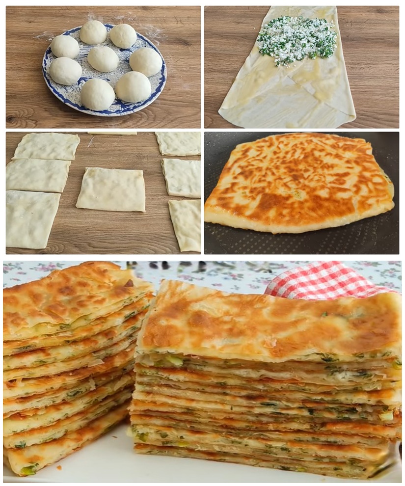 En Kolayından Tavada Otlu Börek Tarifi