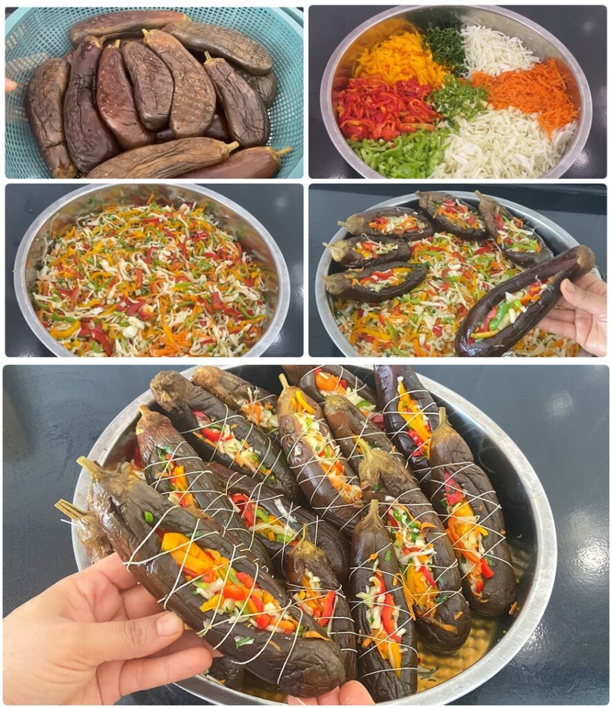 Kebap Lezzetinde Dolma Patlıcan Turşusu