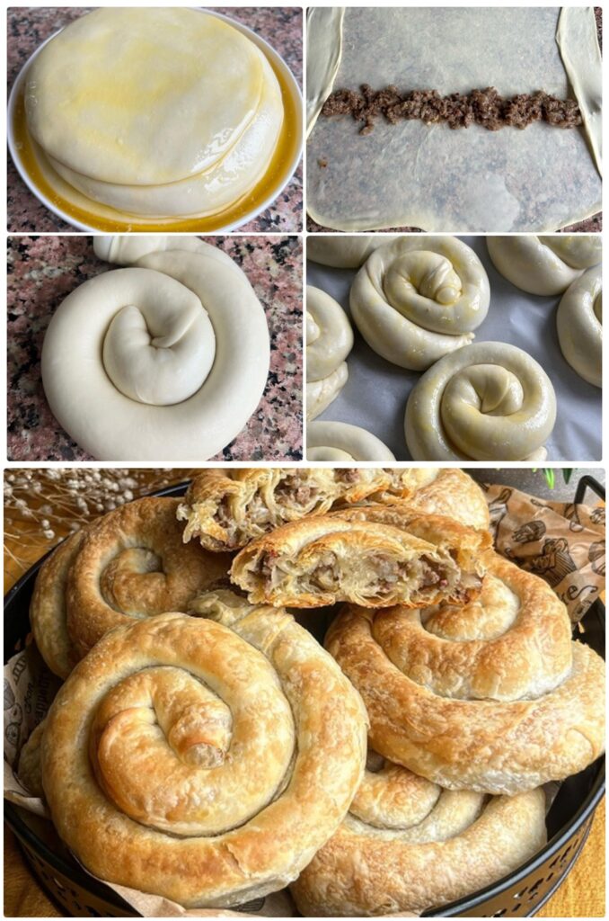 El Açması Kıymalı Çıtır Börek