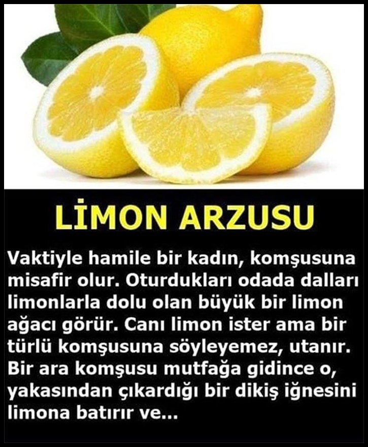 Limon İsteği (Harika Bir Hikaye)