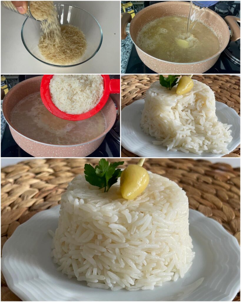 Basmati Pirinç Pilavı Tam Kıvamında Tam Ölçülü