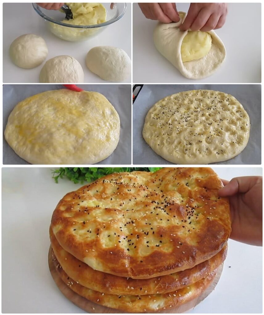 Patates Dolgulu Pide Tarifi