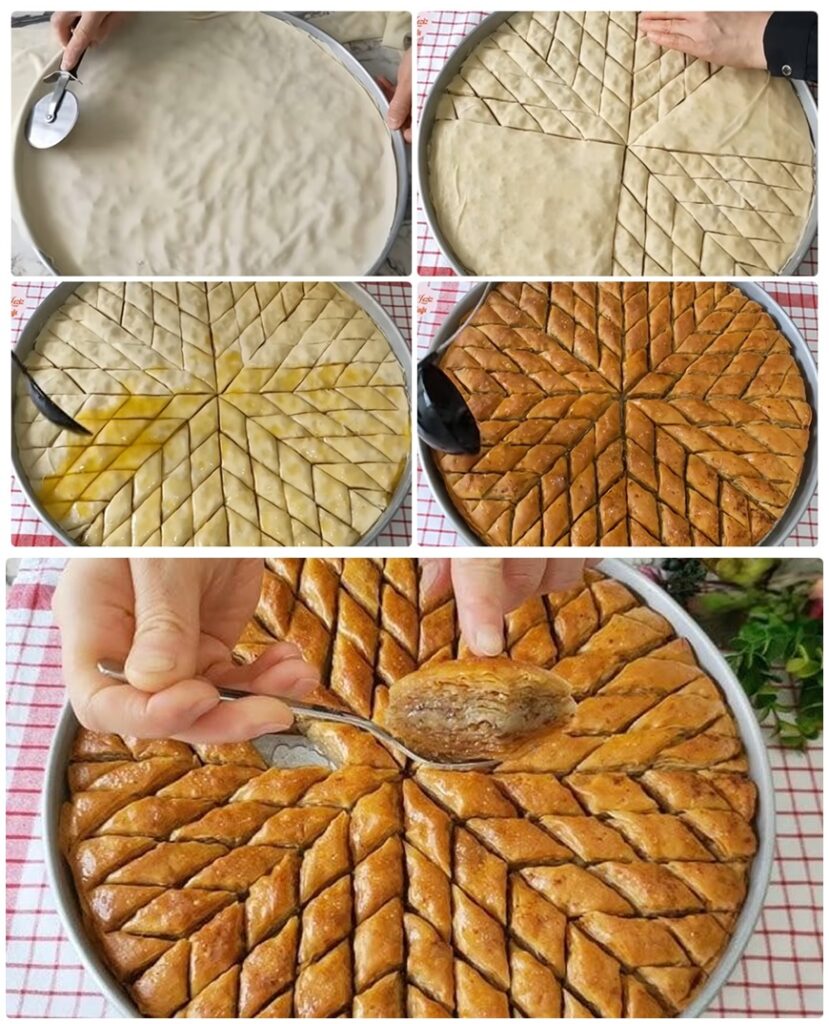 Çıtır Çıtır El Açması Cevizli Ev Baklavası